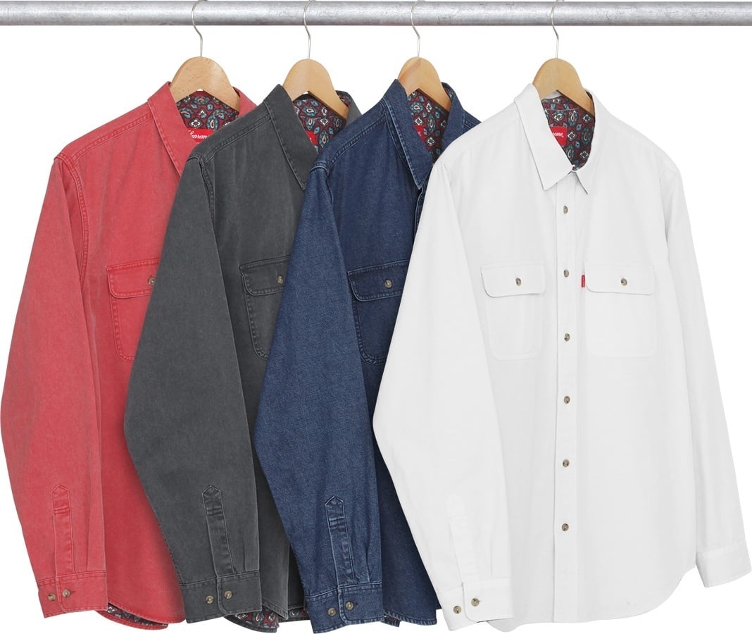 Flannel Lined Twill Shirt